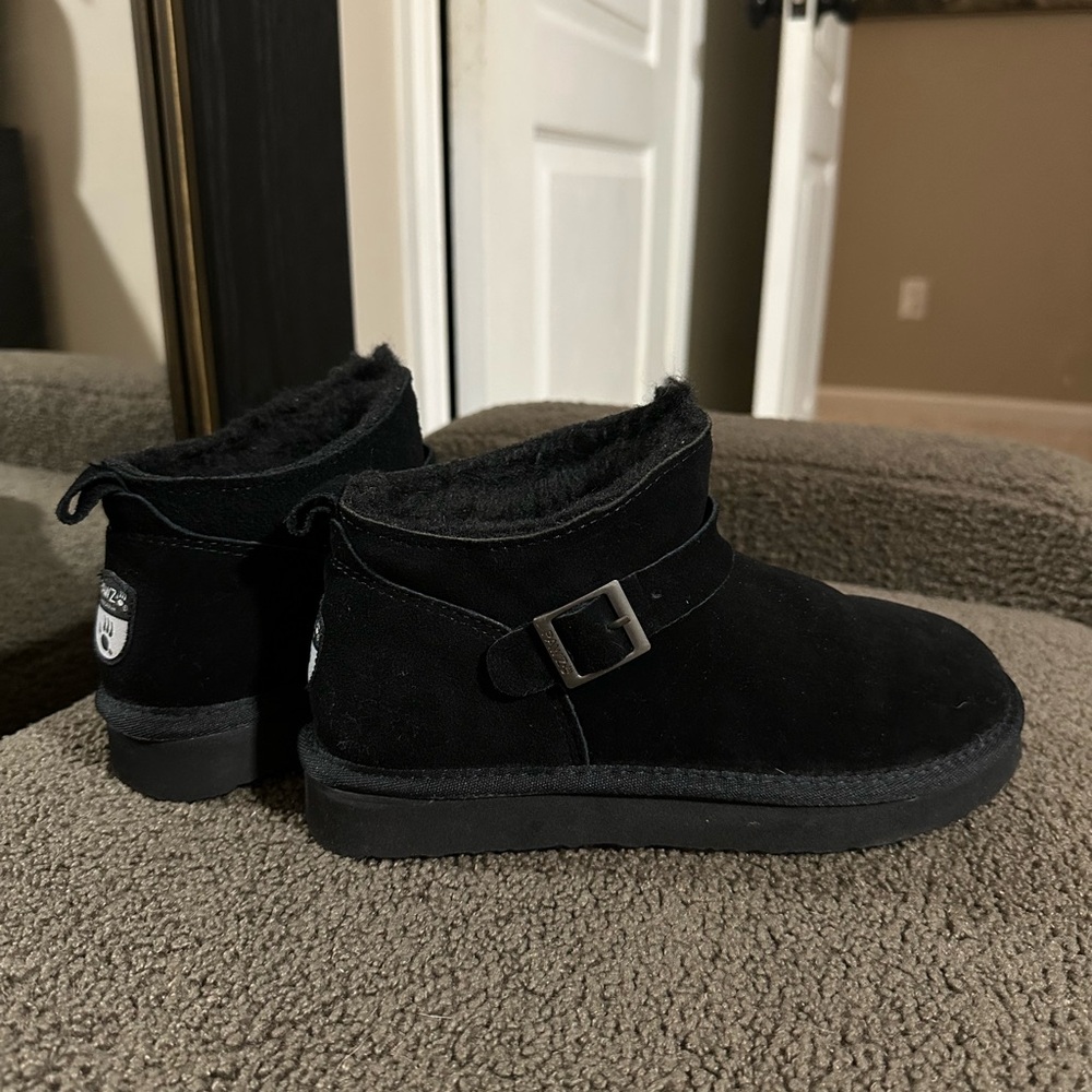 BearPaw Black Ankle Boots
